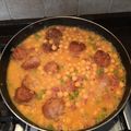 El cooksnap de Alex Palmero Acosta cuando hizo Albóndigas con garbanzos en salsa.