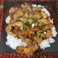 John A. Moss II's cooksnap of when they made Bourbon Chicken.