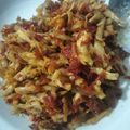 Cooksnap dari R R untuk resep Ayam Suwir Rica-rica Kemangi