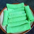 Cooksnap dari Almeera untuk resep Dadar Gulung isi Unti Kelapa (tips membuat kulit bopeng cantik)