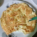 El cooksnap de Lorena Duarte cuando hizo Omelette de papa cruda y queso.