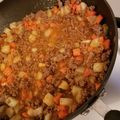 El cooksnap de Nancy Estrada cuando hizo Picadillo de res.