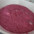 El cooksnap de Gisela González cuando hizo Mayonesa de remolacha.