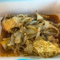 El cooksnap de Laura González Plaza cuando hizo Muslitos de pollo al horno con patatas a las hierbas provenzales.