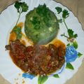 Huldah Mwandikwa's cooksnap of when they made Mukimo #vegetable contest.