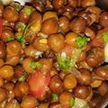 Guga Kaw का कुकस्नैप जब उन्होंने चना चाट(chana chaat recipe in hindi) बनाया था।