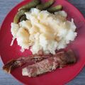 Kunya Riasz Katalin Cooksnap-ja, amikor elkészítette a(z) Sült oldalas, tört, vajas krumplipürével receptet.