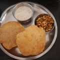 Anushree Patwardhan's cooksnap of when they made Palak puri.