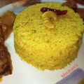 Moubani Das Biswas's cooksnap of when they made বাসন্তী পোলাও (Basanti Pulao recipe in Bengali).