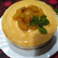 El cooksnap de KARINA cuando hizo Cheesecake de durazno.