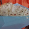 El cooksnap de Jorge Flores cuando hizo Pizza Rellena de fugazzeta.