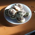 El cooksnap de Romina collado cuando hizo Galletitas de manteca de vainilla y chocolate (tipo espiral).