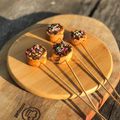 Cooksnap Dapur Yusfarisyia semasa beliau membuat Bread Lollipop with Biscoff Spread.