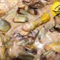 El cooksnap de Lucia Villaverde cuando hizo Pollo y alcachofas al limón y romero.