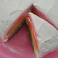 Cooksnap dari Dede Maela untuk resep Rainbow Crepes Cake