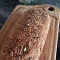 El cooksnap de Lorena Cippitelli cuando hizo Pan con harina integral y salvado.