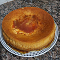 El cooksnap de Erika Tobias cuando hizo Torta flan.