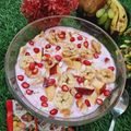 Priyanka Shrivastava का कुकस्नैप जब उन्होंने फ्रूट कस्टर्ड झटपट बनने वाला डेजर्ट (Fruit custard quick dessert) बनाया था।