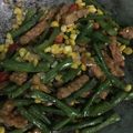 Cooksnap dari Nelly Vialanty Katrine untuk resep Tumis Kacang Panjang, Tempe Jagung Saori