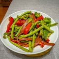 Hao (Hao)'s cooksnap of when they made 培根四季豆彩椒.