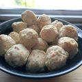 Cooksnap dari Nina Laela untuk resep Bakso Ayam (Gluten Free, Egg Free, Flour less)