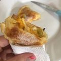 El cooksnap de Maru Paredes cuando hizo Empanadas de Zapallo y Queso.