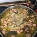 El cooksnap de Daniel Arias cuando hizo Fabes con almejas.