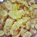 Rafiqua Shama का कुकस्नैप जब उन्होंने कच्चे केले के क्रिस्पी चिप्स (kucche kele ke crispy chips recipe in Hindi) बनाया था।