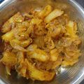 Reema Lalit Bajaj's cooksnap of when they made Potato onion fry.