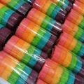 Cooksnap dari cook_108107362 untuk resep Mini rainbow roll cake