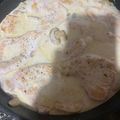 El cooksnap de reyes castro tembras cuando hizo Pavo con salsa de champiñones y roquefort.