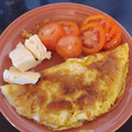 El cooksnap de Milagros Gomez cuando hizo Omelette de huevo con paleta y queso.