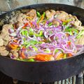 El cooksnap de Alejandro Demoor cuando hizo Bondiola con cerveza negra al disco.