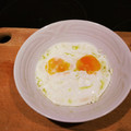 El cooksnap de Nuria_Es cuando hizo Huevos fritos en microondas.