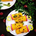 Sudha Agrawal का कुकस्नैप जब उन्होंने ढोकला पॉपसिकल (Dhokla Popsicle recipe in hind) बनाया था।