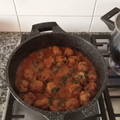 El cooksnap de Victor Esteban cuando hizo Albóndigas en salsa de zanahorias.