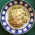El cooksnap de @tesa.cuina cuando hizo Fettuccini de espinacas a mi carbonara. (cintas o nidos).