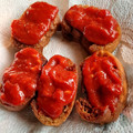 El cooksnap de Juan Antonio Iglesias cuando hizo Pan de campo frito, con ajo y tomate.