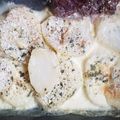 El cooksnap de Lucía Fernández cuando hizo Papas a la crema gratinadas.