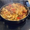 meme4's cooksnap of when they made Fried Cabbage with Kielbasa.