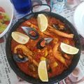 El cooksnap de Roberto cuando hizo Paella de marisco.
