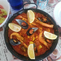 El cooksnap de Roberto cuando hizo Paella de marisco.
