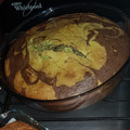 El cooksnap de Karina Andrea cuando hizo Bizcochuelo marmolado (con aceite).