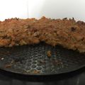 El cooksnap de Claudia cuando hizo Torta gallega.