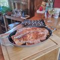 El cooksnap de sramella cuando hizo Corvina al horno gratinada en colchón de verduras.