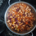 El cooksnap de nuriabua93 cuando hizo Chile vegano.