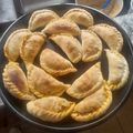 El cooksnap de Micaela Andrada cuando hizo Empanadas rotiseras de carne cortada a cuchillo.