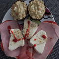 El cooksnap de Silvi cuando hizo Aguacates rellenos con huevo y palitos de cangrejo.