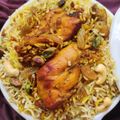 Antara Chakravorty's cooksnap of when they made আওয়াধি চিকেন বিরিয়ানি(awadhi chicken biryani recipe in Bengali.