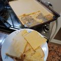 El cooksnap de Mariela cuando hizo Fainá de harina de garbanzo.